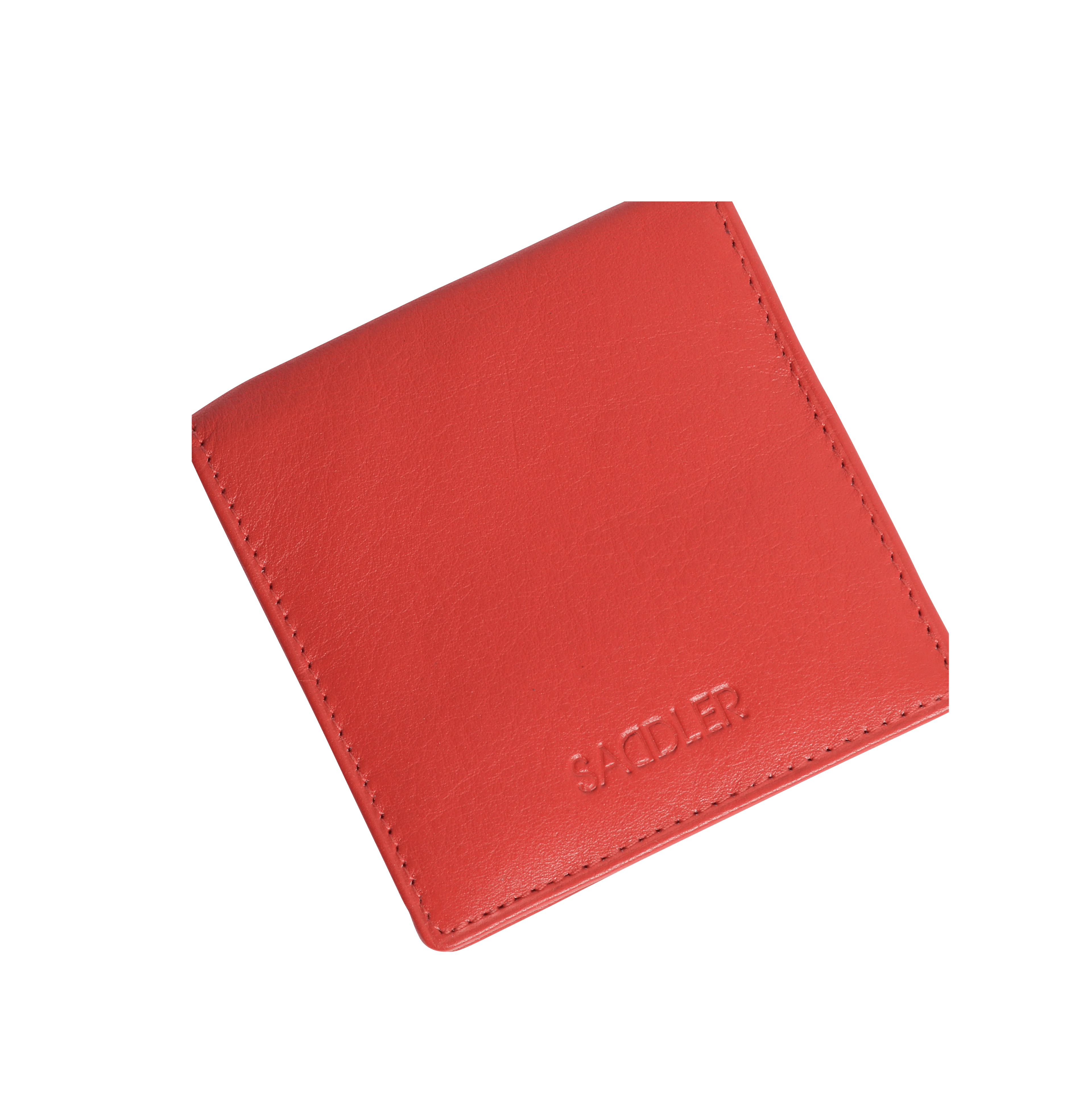 SADDLER POPPY Leather Square Mini Tray Purse