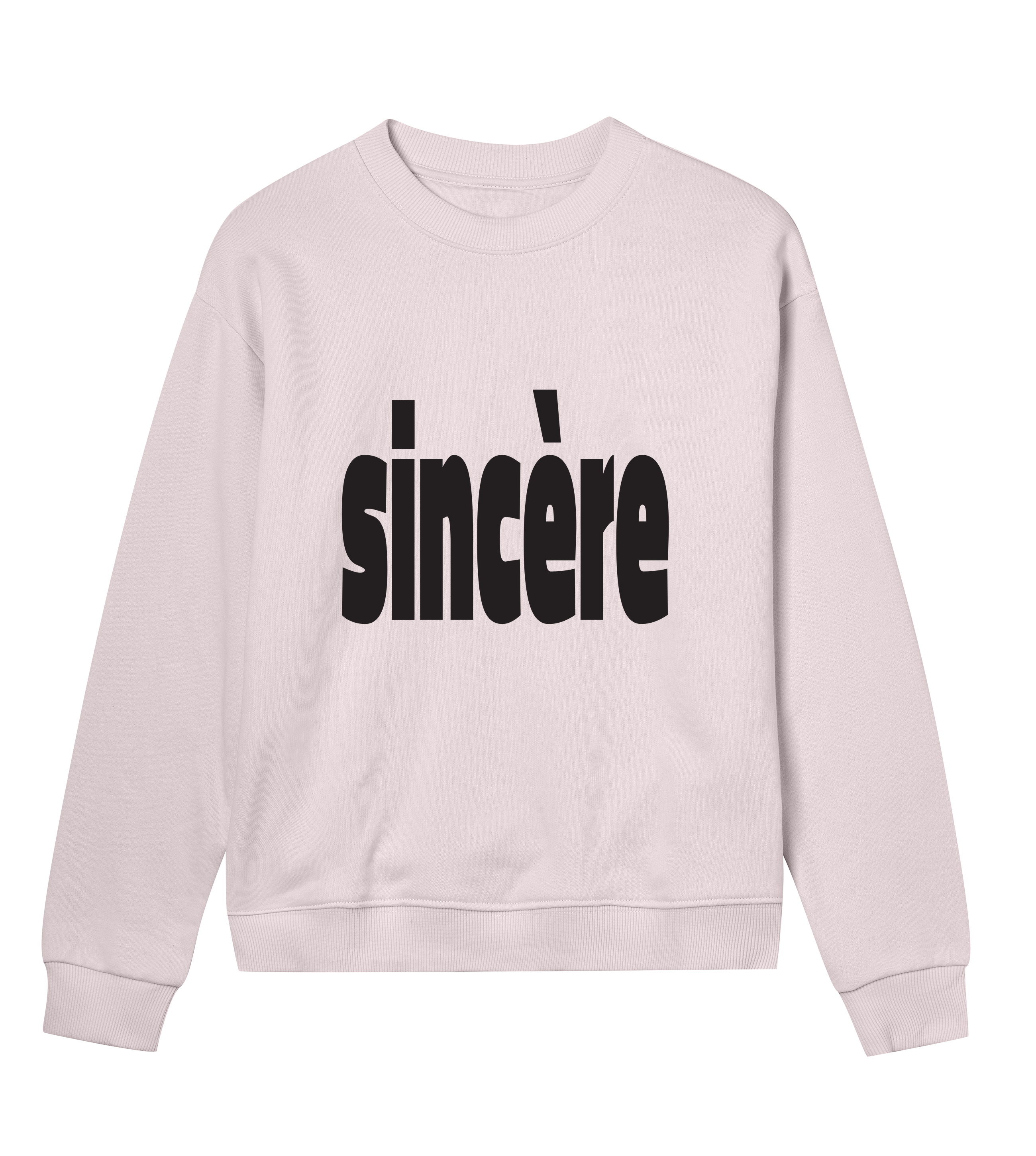 Sincère Womens Sweatshirt Black Type