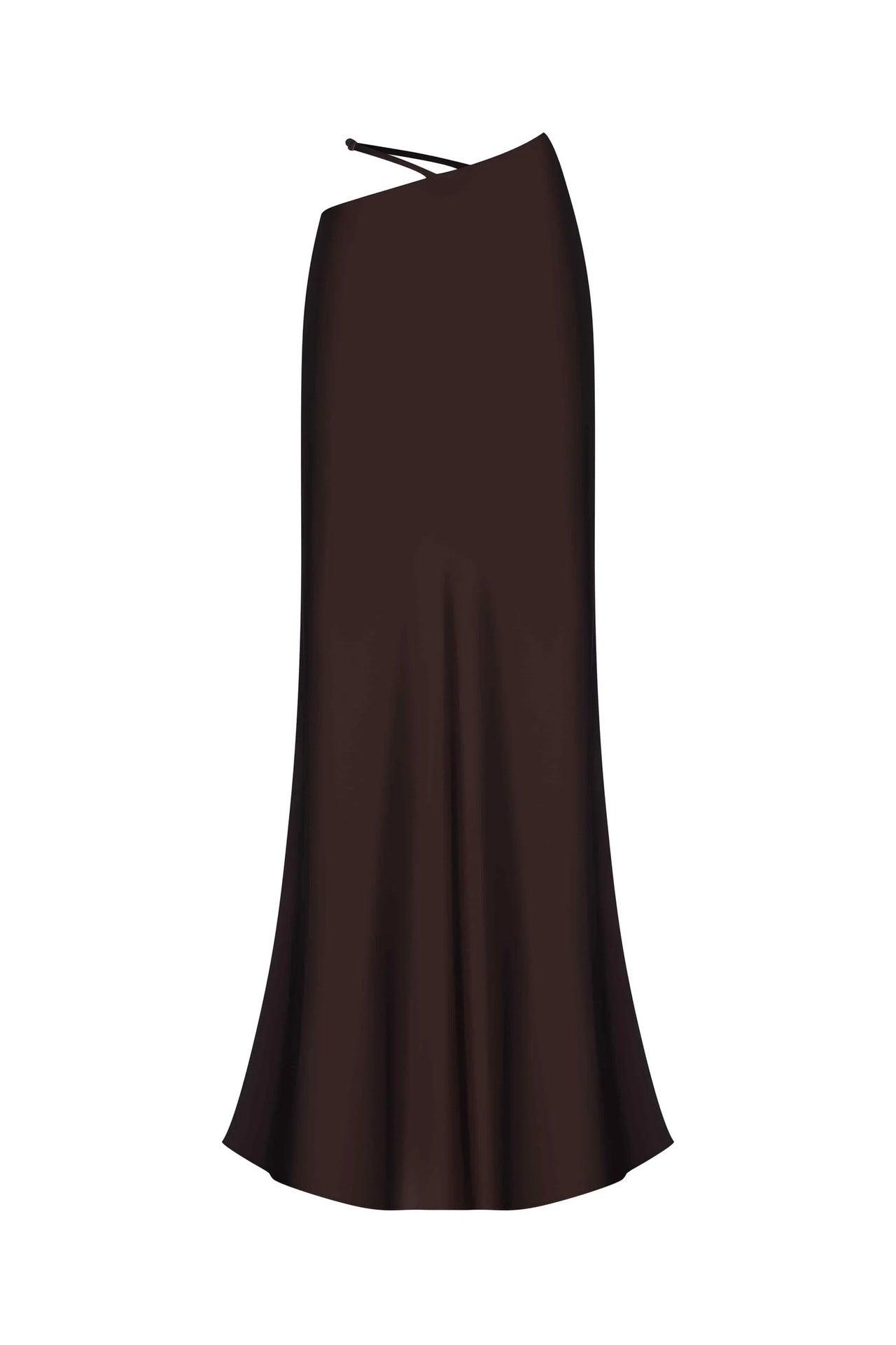 Hollow-Out Bodycon Maxi Skirt – Elegant