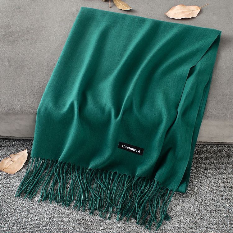 Solid Colour Premium Tassel Scarf