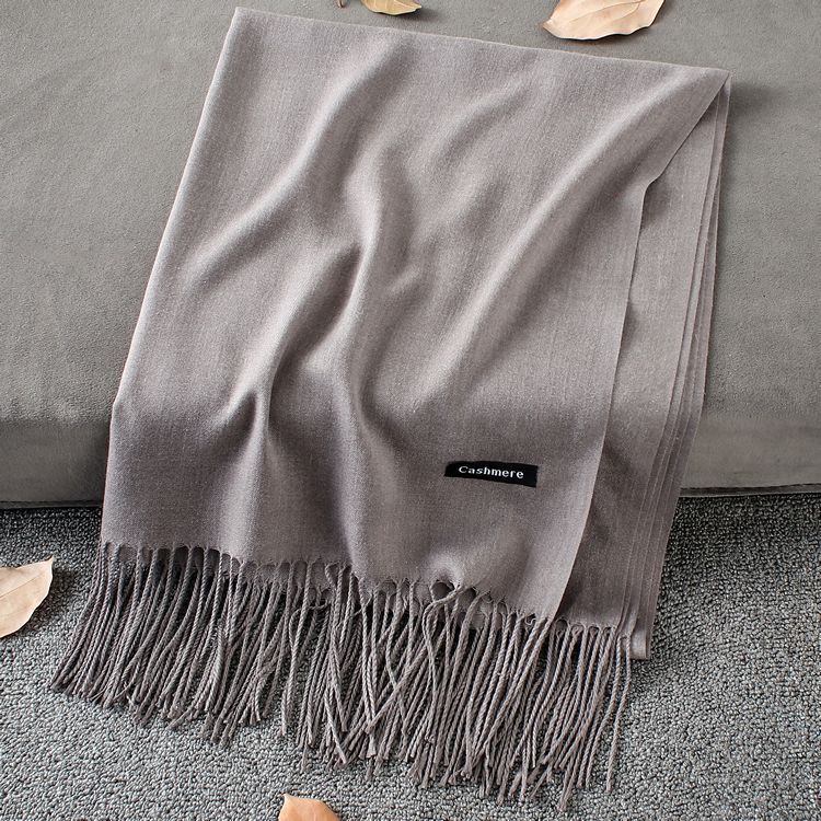 Solid Colour Premium Tassel Scarf