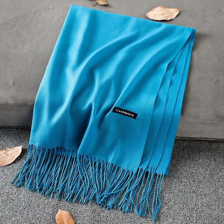 Solid Colour Premium Tassel Scarf