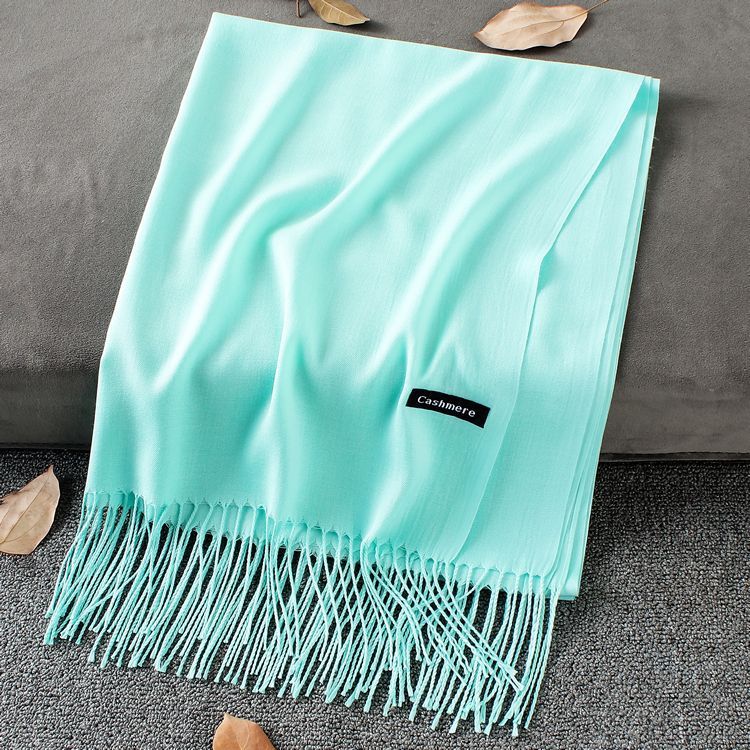 Solid Colour Premium Tassel Scarf