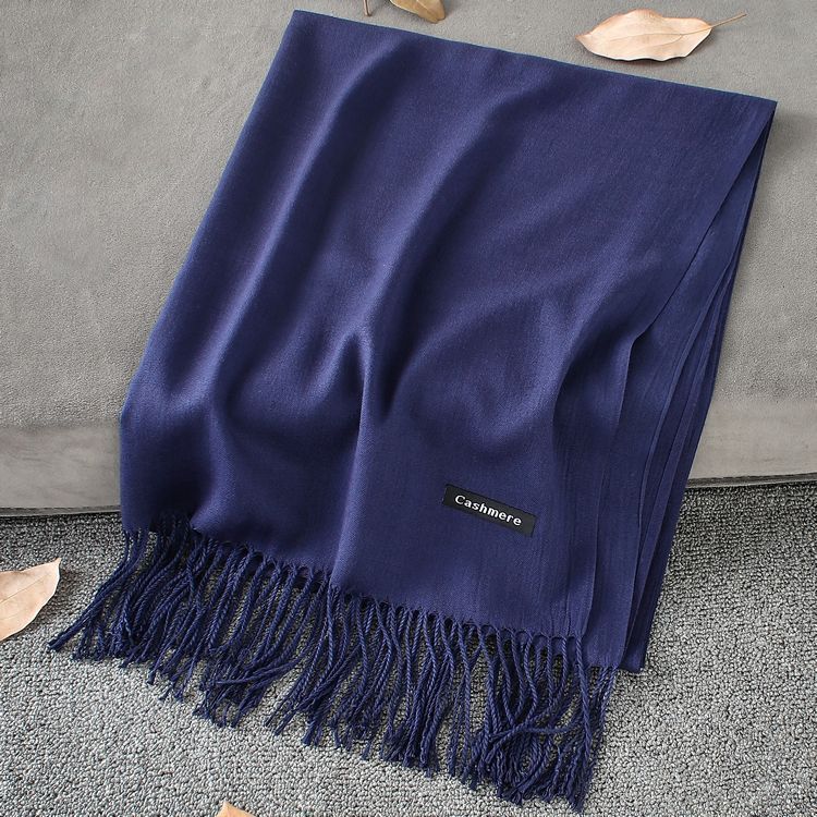 Solid Colour Premium Tassel Scarf