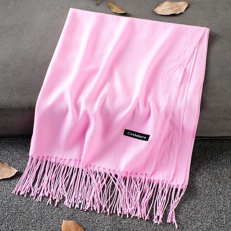 Solid Colour Premium Tassel Scarf
