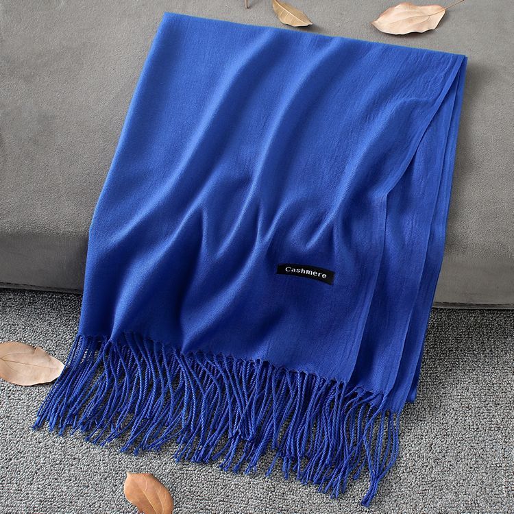Solid Colour Premium Tassel Scarf