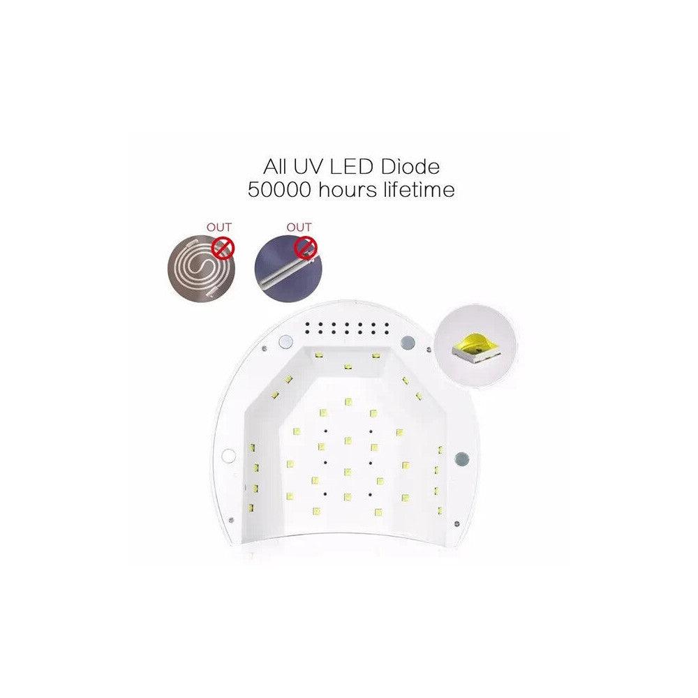 UV Nail Lamp SUN2C 48W Professional Gel Curing Light with Timer Manicure Dryer