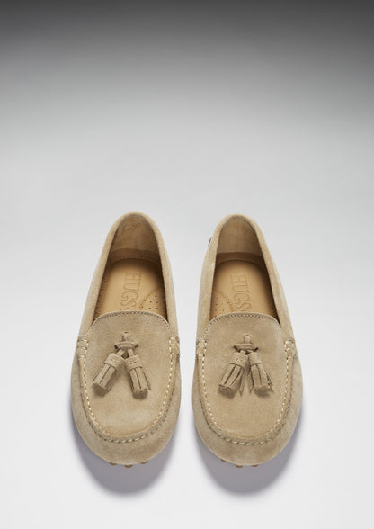 Loafers, taupe suede - QHA UK