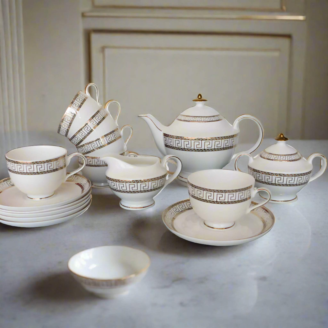 The Glamour Bone China Tea Set
