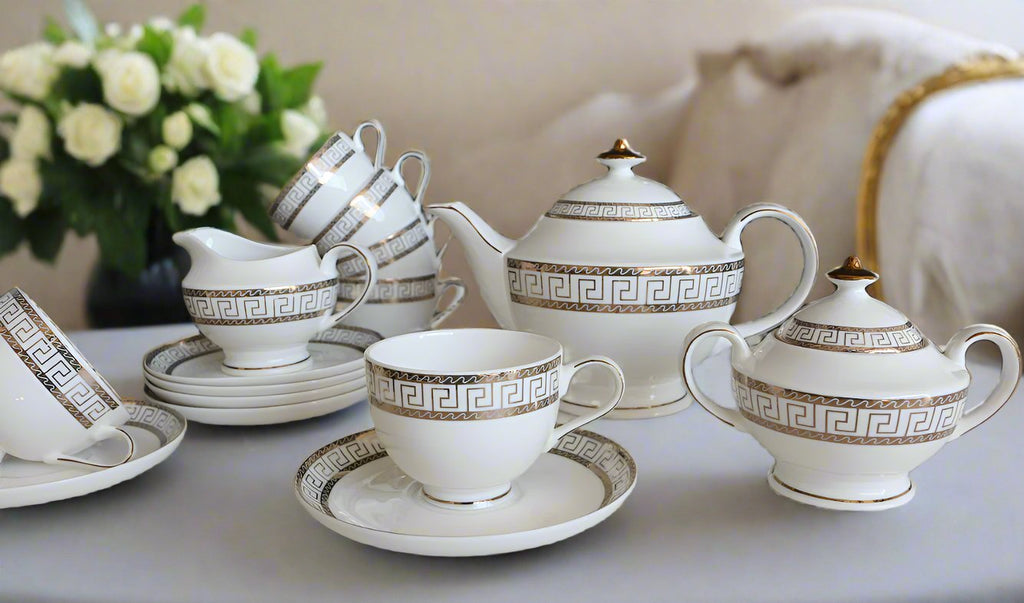 The Glamour Bone China Tea Set