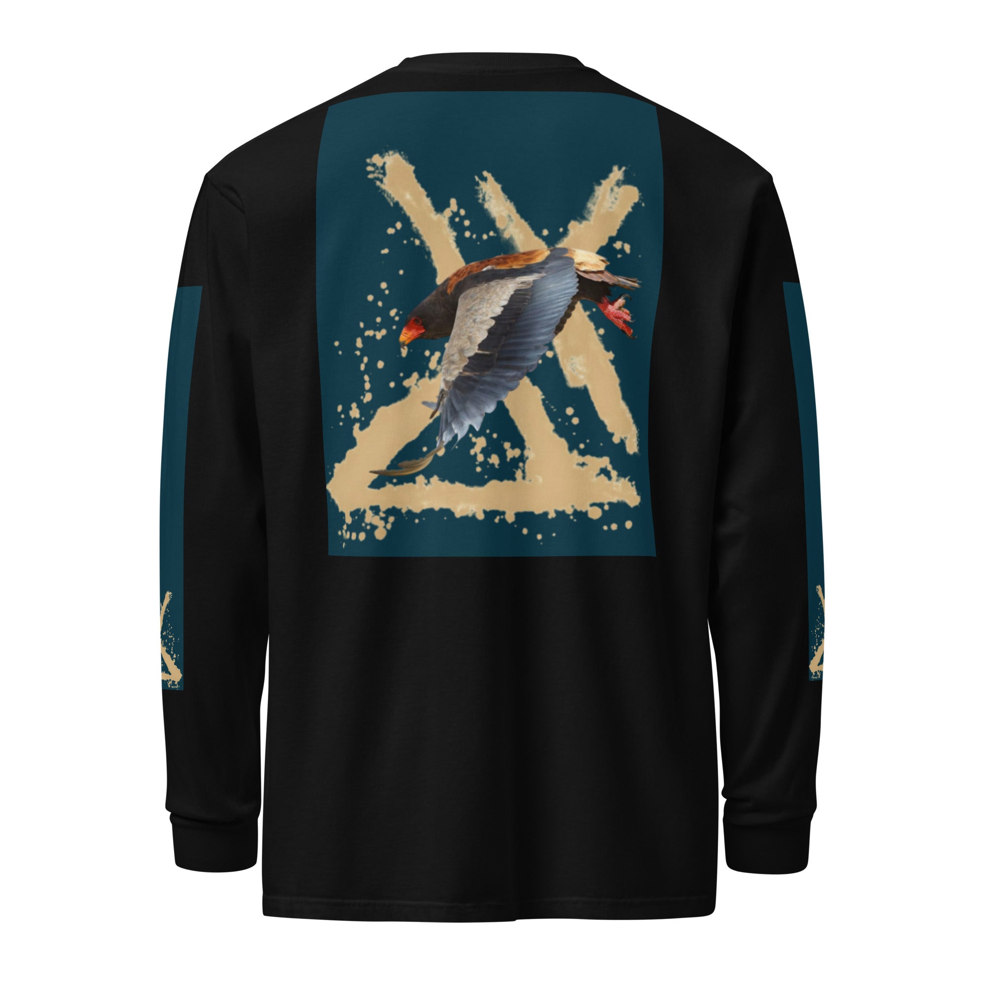 Garment-dyed heavyweight long-sleeve shirt