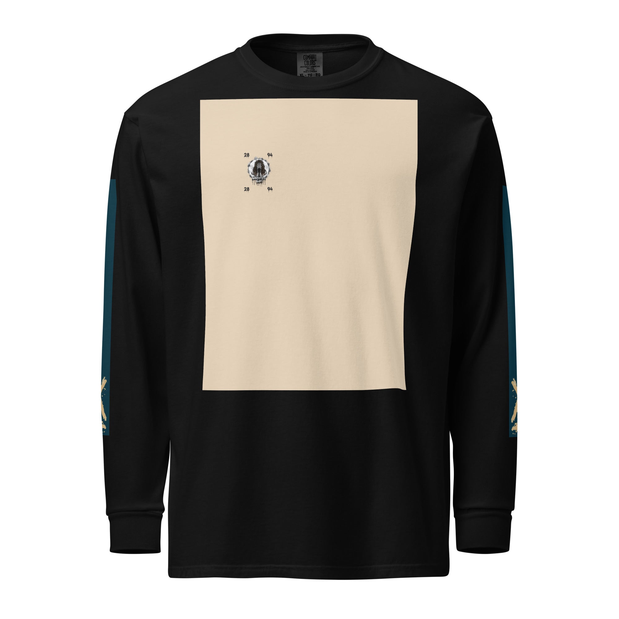 Garment-dyed heavyweight long-sleeve shirt