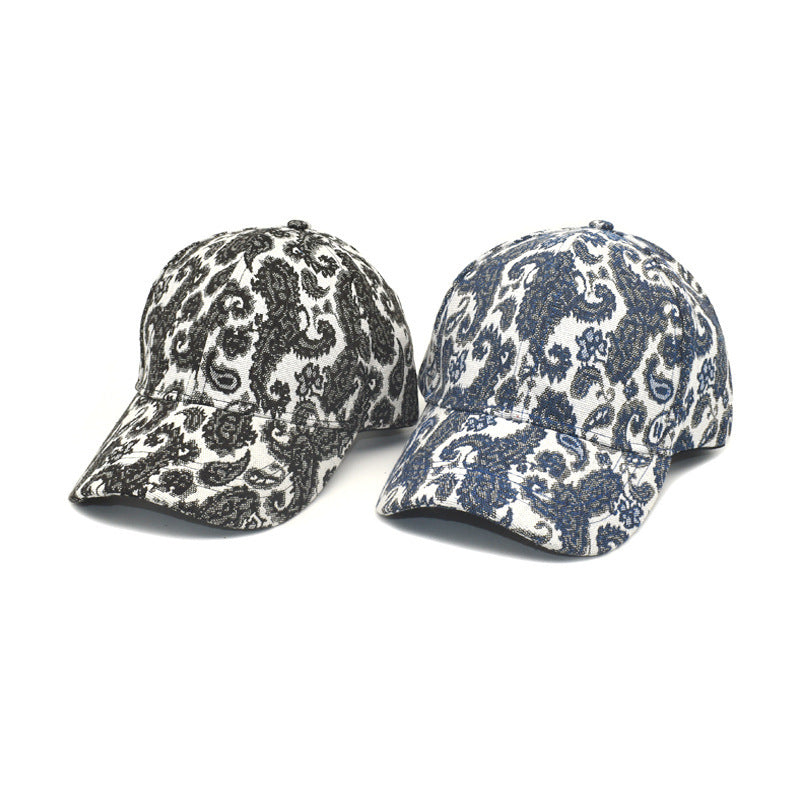 Unisex Paisley Pattern Printed Baseball Cap