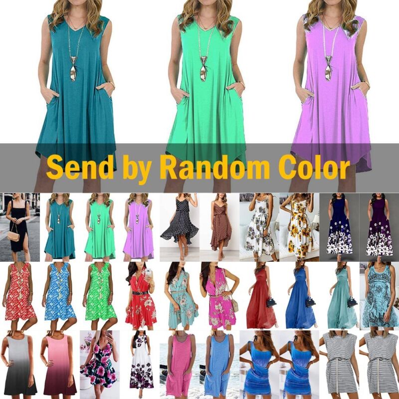 Womens Summer Floral Strappy Cami Midi Dress Ladies Holiday Beach Split Sundress