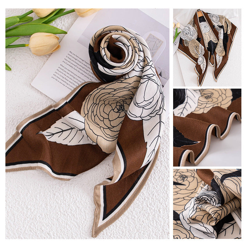 Vintage Print Multipurpose Summer Shawl