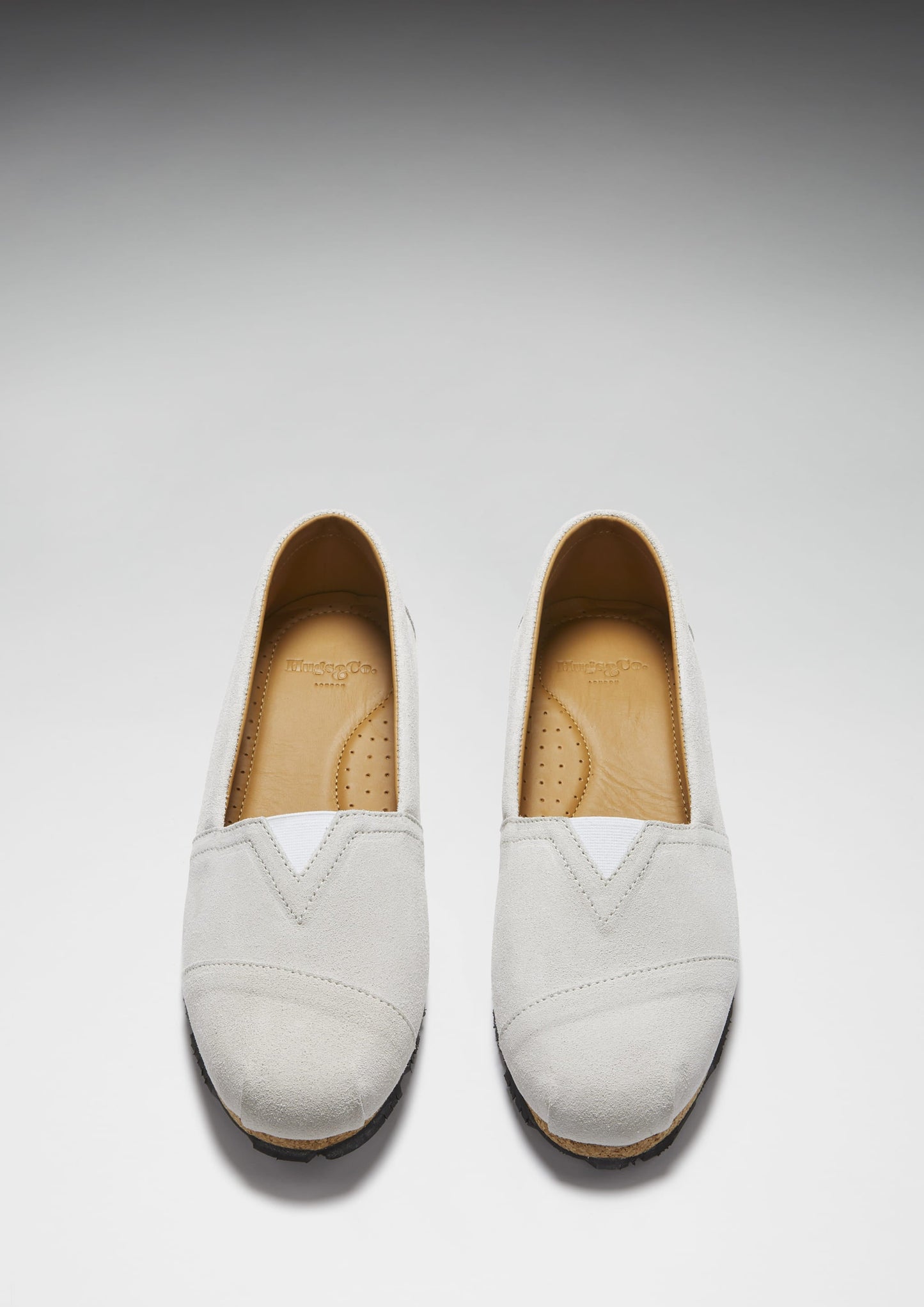 Women's Chukka Espadrilles, white suede - QHA UK