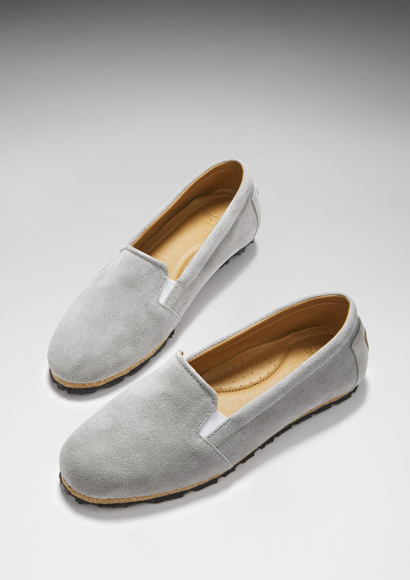 Hugs & Co Womens Dove Grey Suede Continental Espadrilles EU 36-42 product image 2