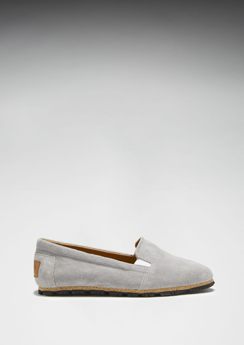 Hugs & Co Womens Dove Grey Suede Continental Espadrilles EU 36-42 product image 6