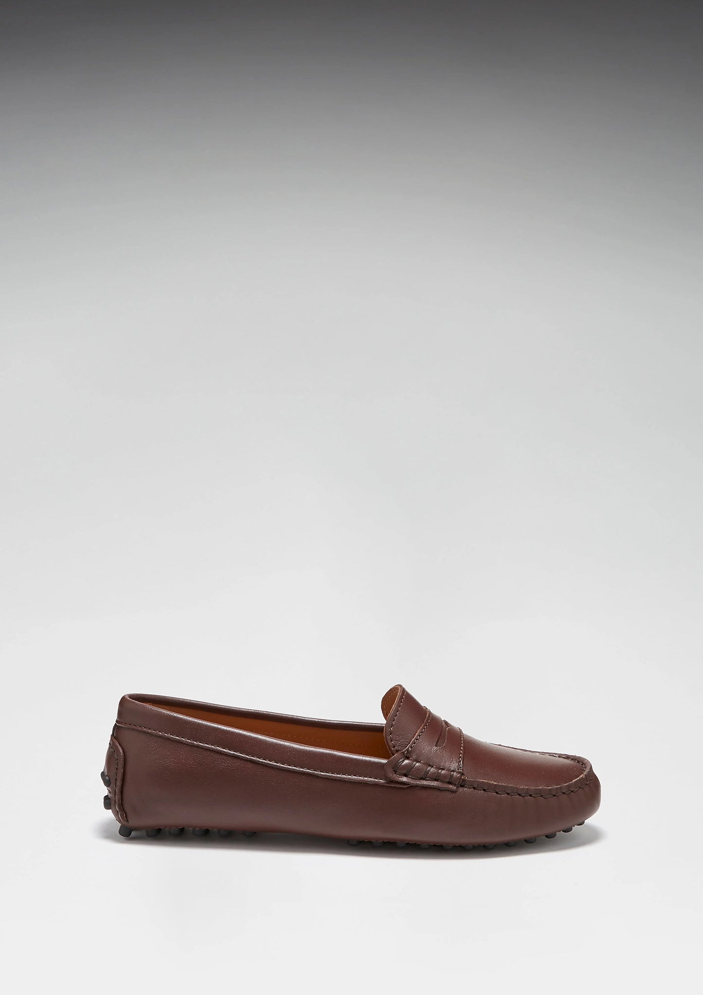 Hugs & Co Womens Brown Leather Penny Driving Loafers EU 36-42 product image 8