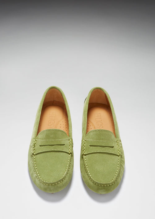 Loafers, olive green - QHA UK
