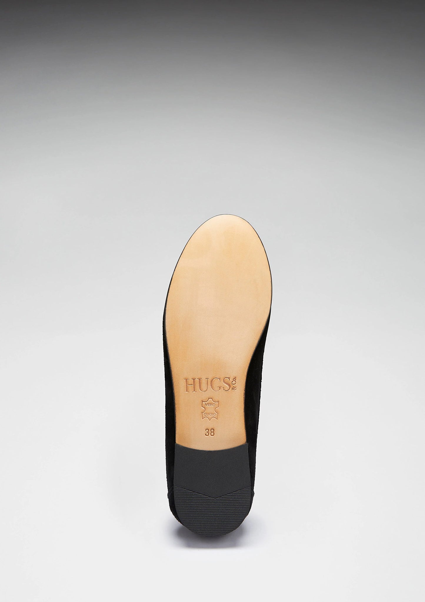 Hugs & Co Womens Black Italian Suede Penny Loafers Leather EU 36-42 product image 6