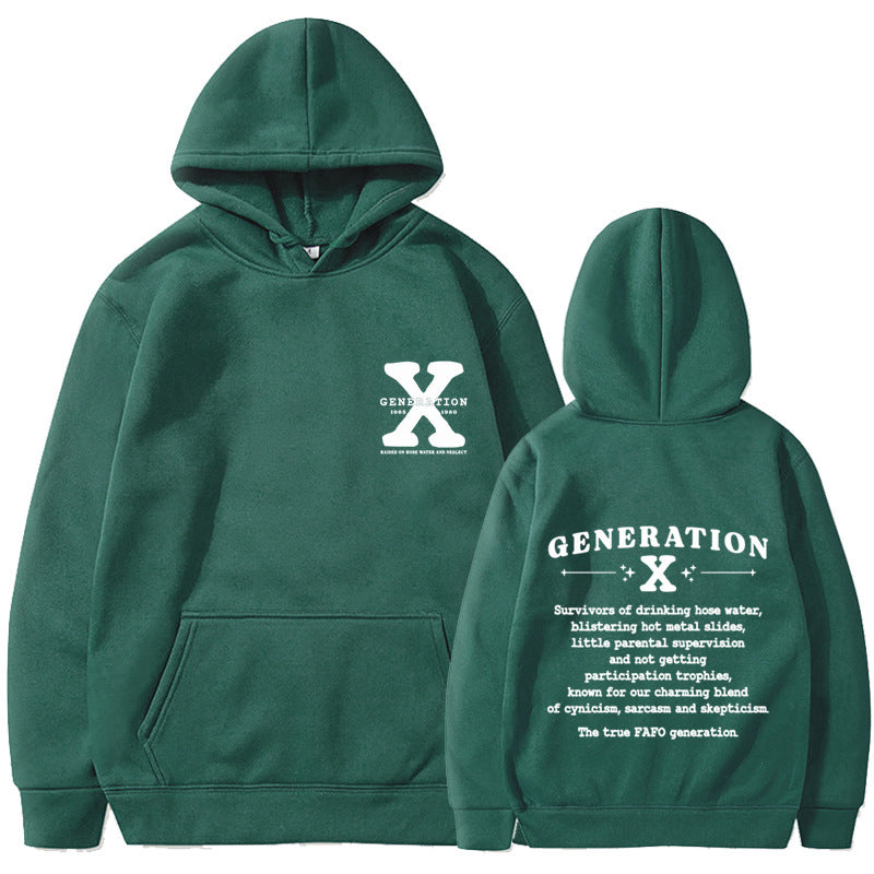 Women's GENERATION X Loose Fitting Hoodie