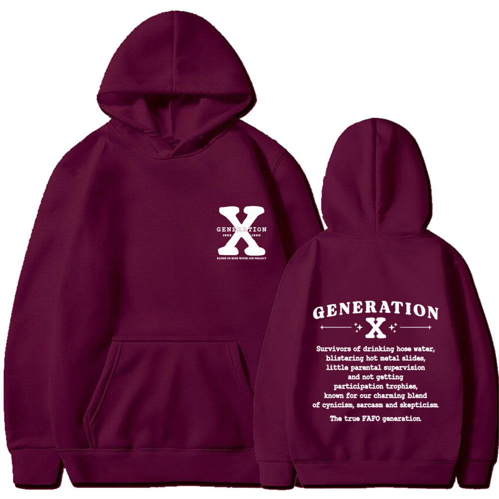 Women's GENERATION X Loose Fitting Hoodie