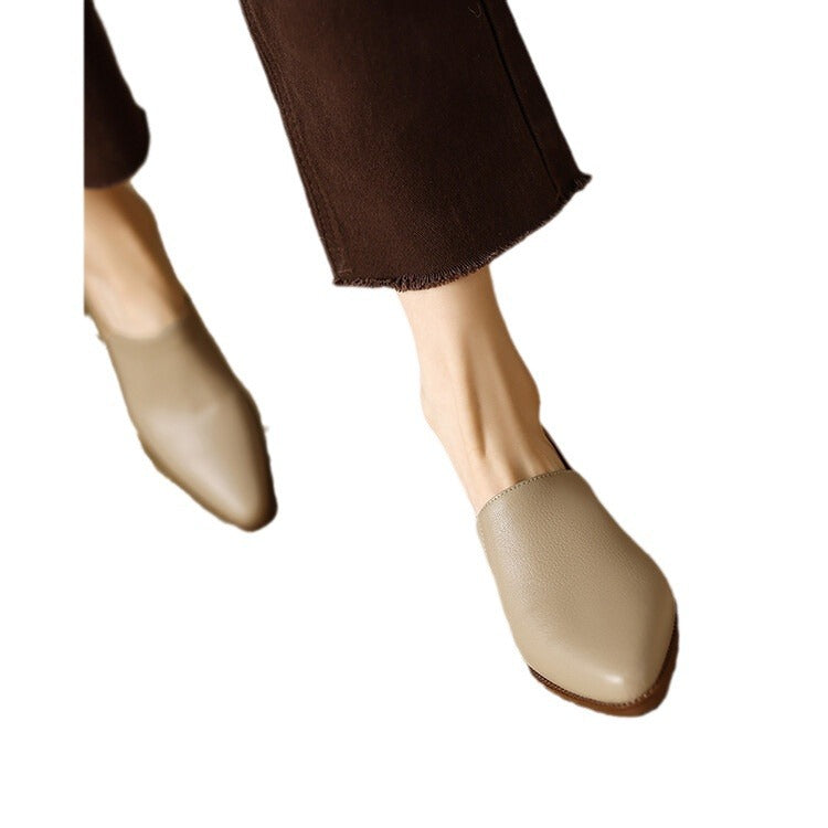 Women's Medium-heeled Deep-mouthed Shoes