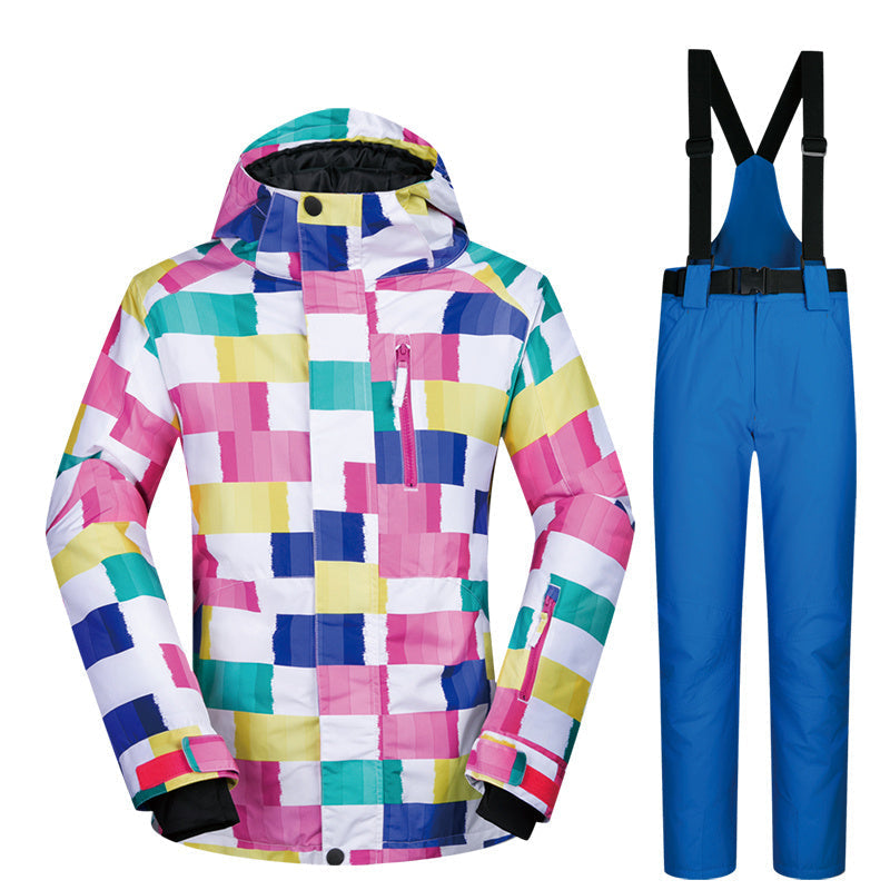 Women's Ski Suit, Thickened Breathable Outdoor Suit