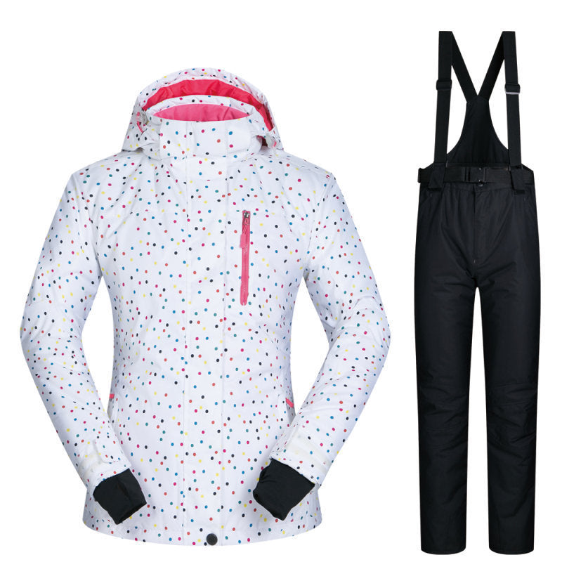 Women's Ski Suit, Thickened Breathable Outdoor Suit