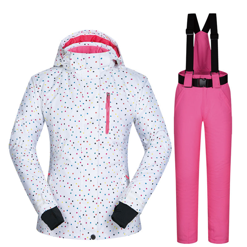 Women's Ski Suit, Thickened Breathable Outdoor Suit