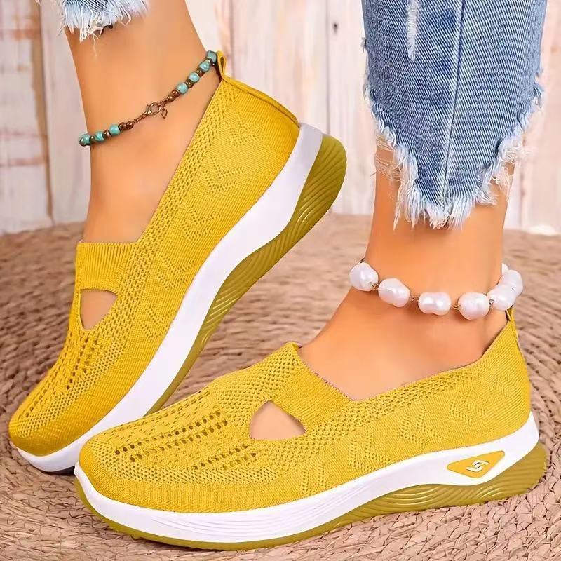 Women's Walking Shoes, Soft Bottom Casual Mesh Shoes