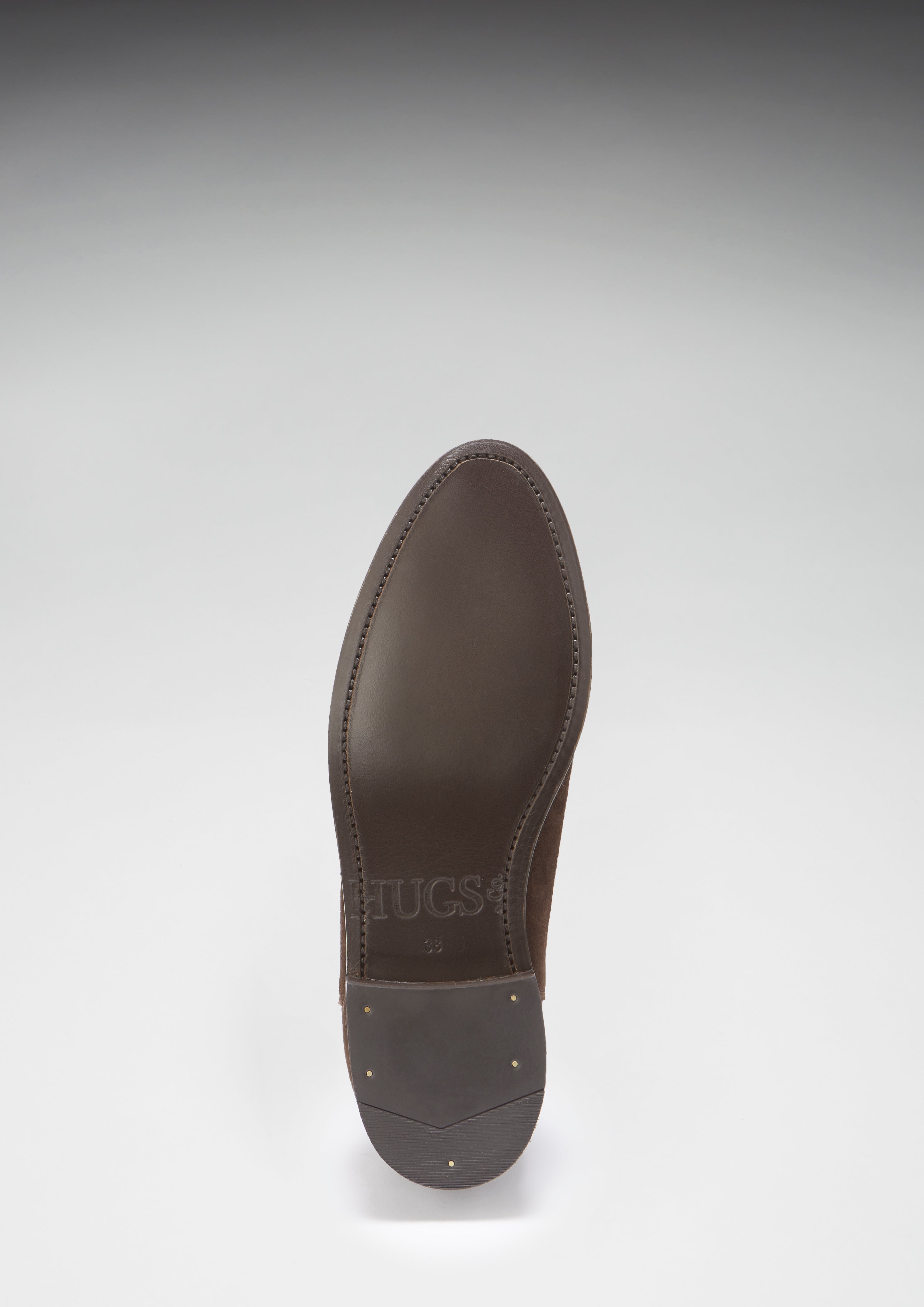 Women's Brown Suede Chelsea Boots, Welted Leather Sole