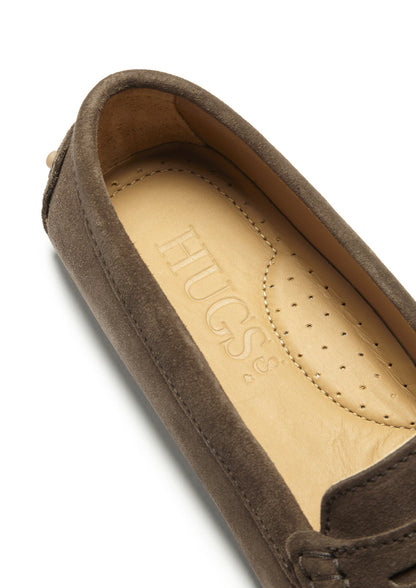 Hugs & Co Womens Brown Suede Penny Loafers EU 36-42 product image 4