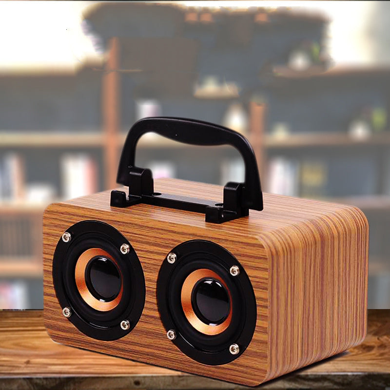 Wooden Wireless Bluetooth Speaker, Portable Outdoor Speaker
