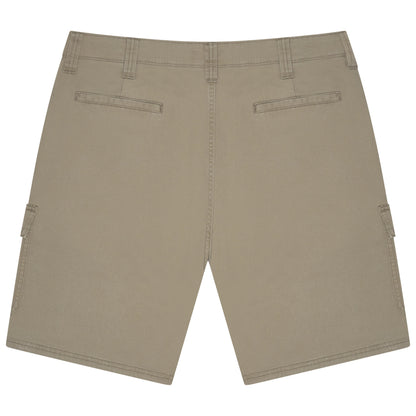 Wrangler Mens Cargo Shorts Stretch Relaxed Fit Work Casual Khaki - QHA UK