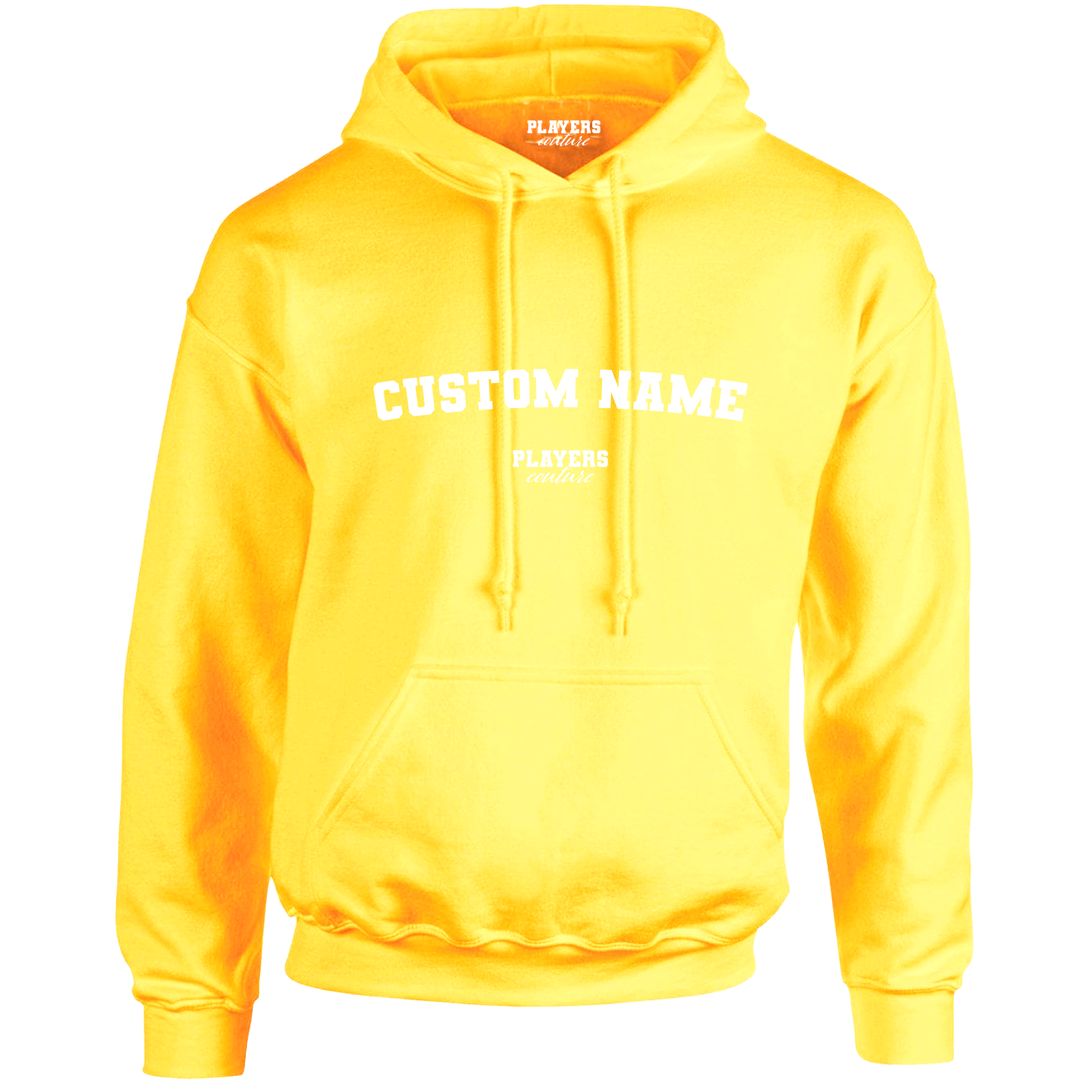 Yellow Custom Great Value Players Couture Men's Basic Hoodie