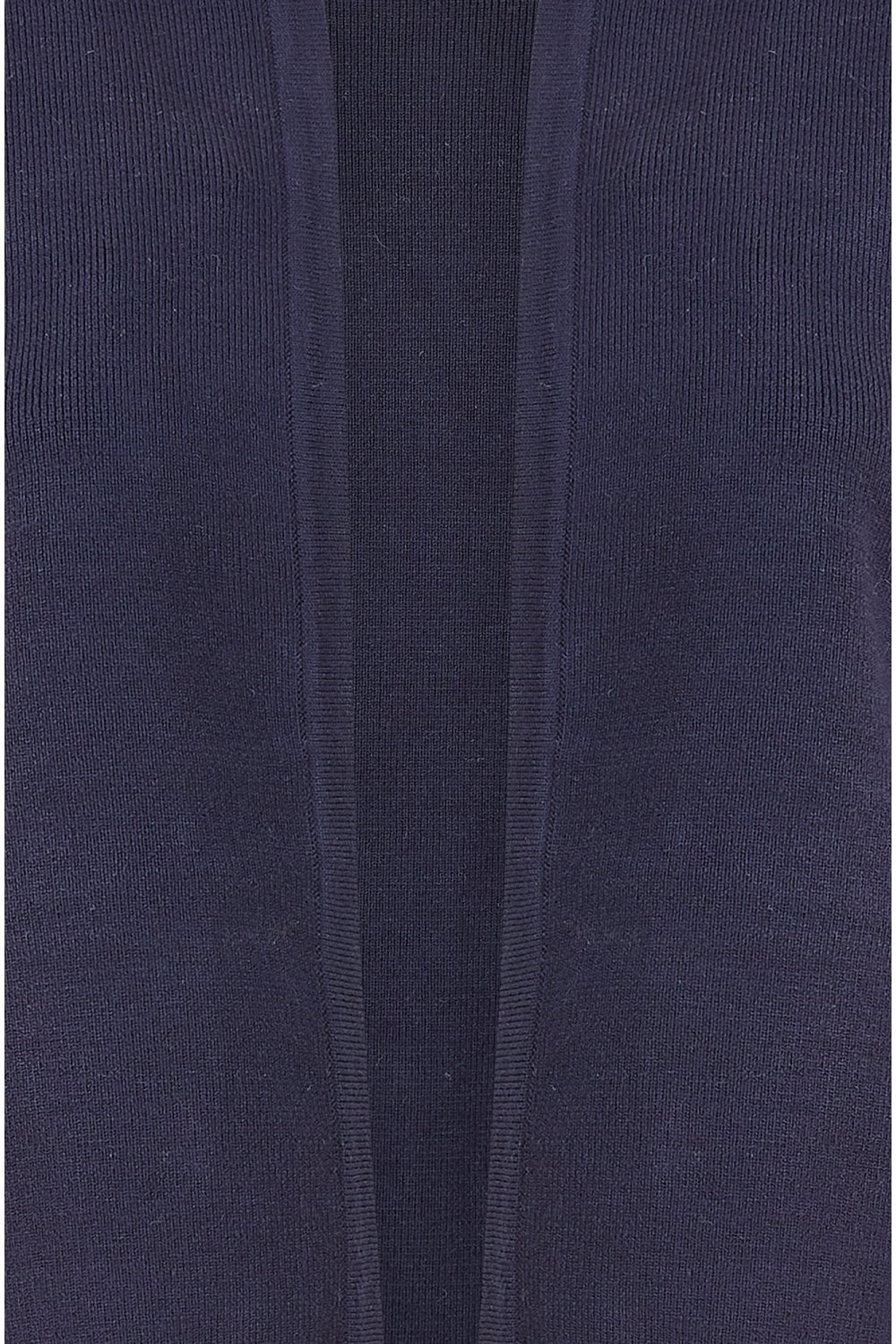Yumi Navy Cropped Cardigan With Bell Sleeves